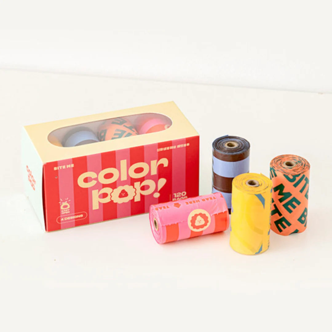 Color Pop Poop Bag - 120pcs