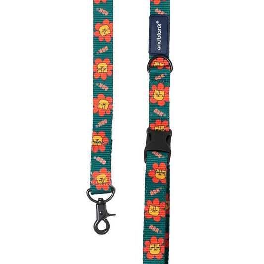 Flower Lion Leash - Green