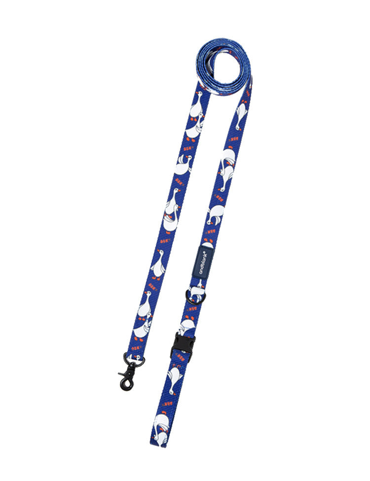 Flying Duck Leash - Blue