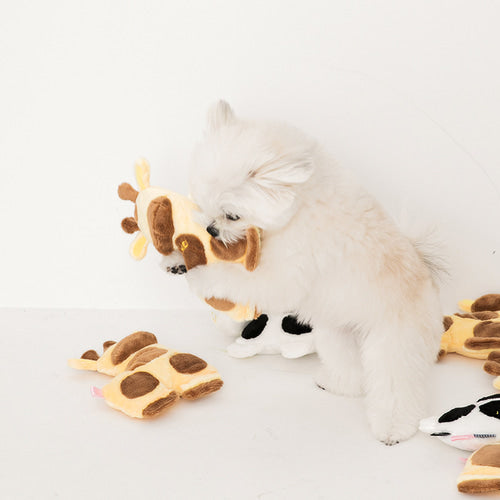 Stubby Friends Toy - Giraffe / Cow