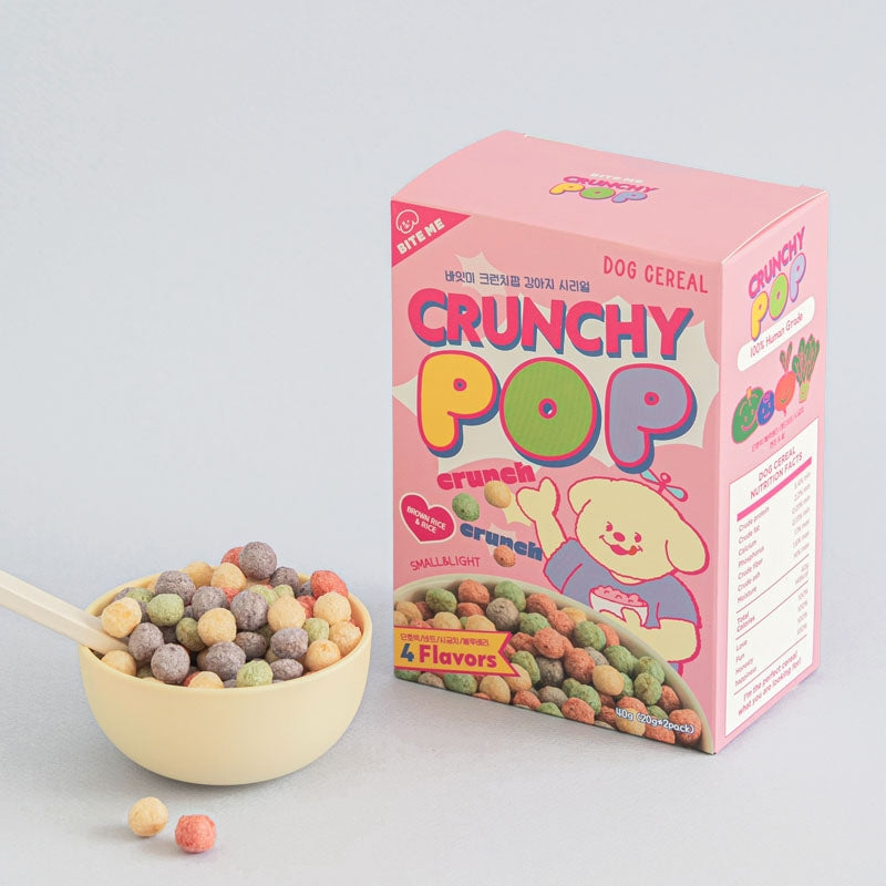 Crunchy Pop Pet Cereal - Brown Rice & Rice