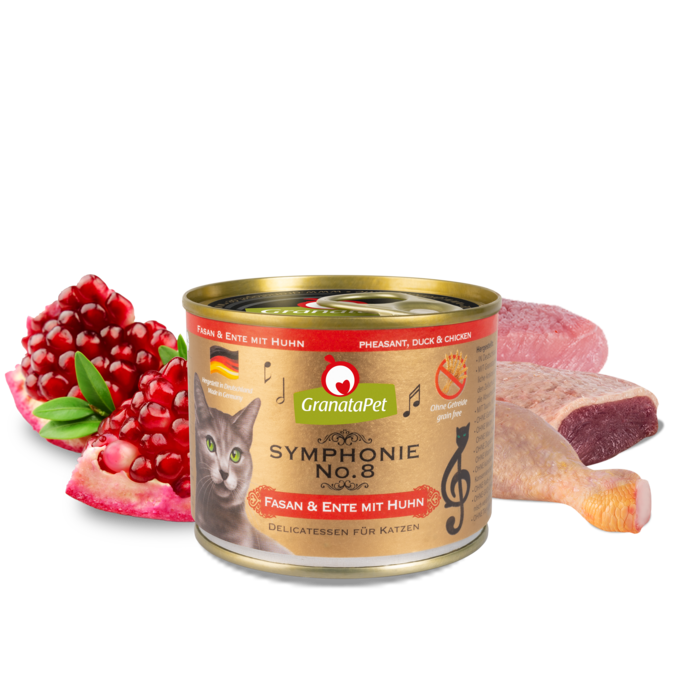 GranataPet Symphonie Cat Wet Food No.8 - Pheasant, Duck & Chicken