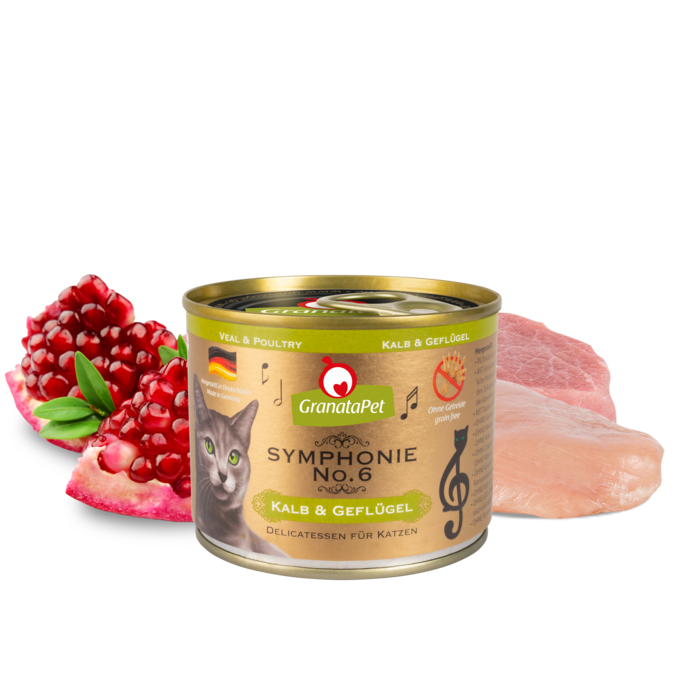 GranataPet Symphonie Cat Wet Food No.6 - Veal & Poultry
