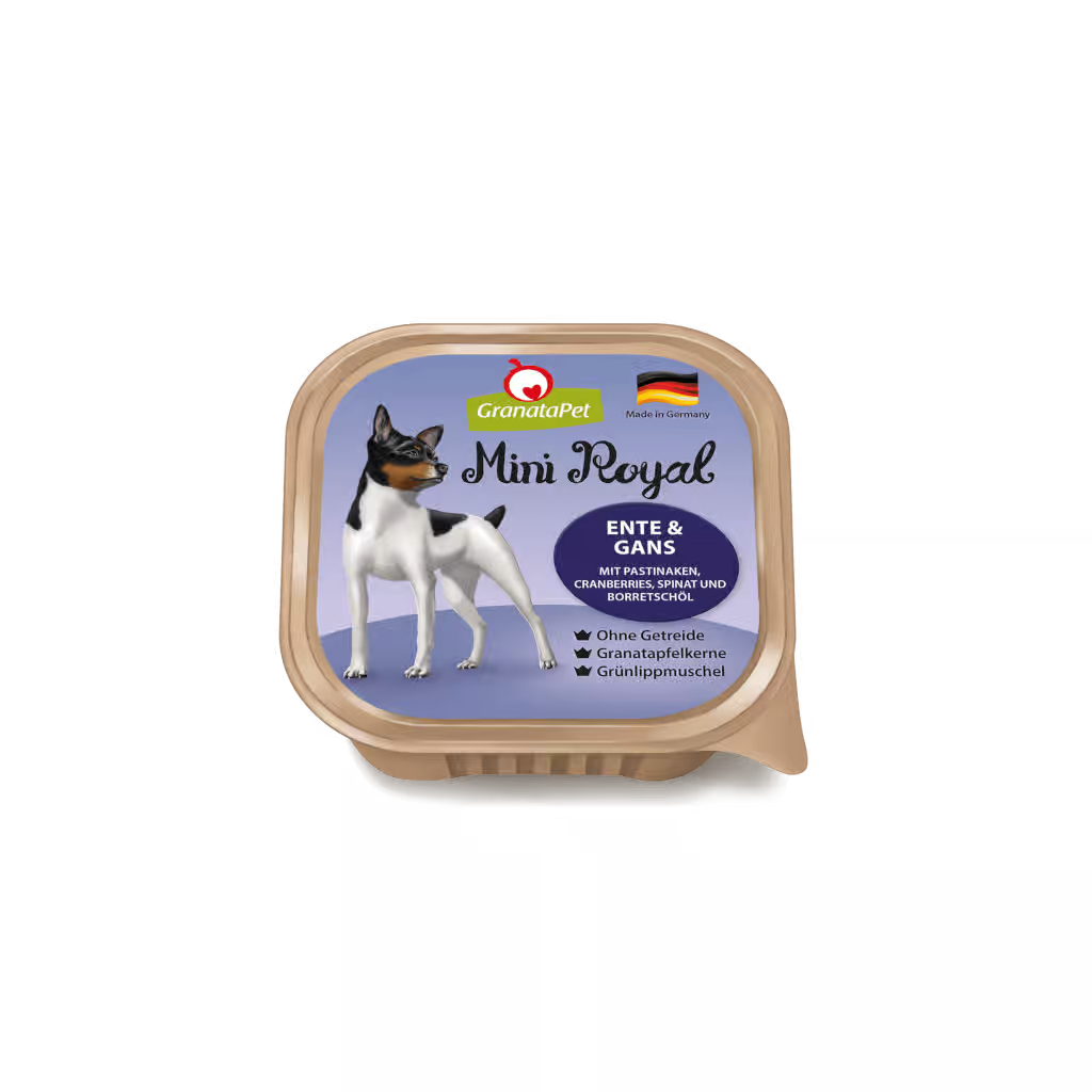 GranataPet Mini Royal Dog Wet Food - Duck & Goose