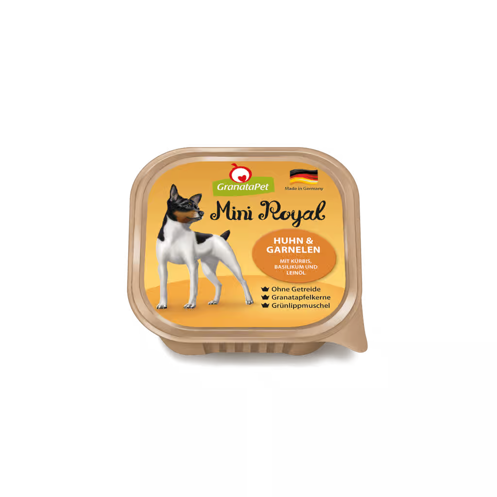 GranataPet Mini Royal Dog Wet Food - Chicken & Prawns