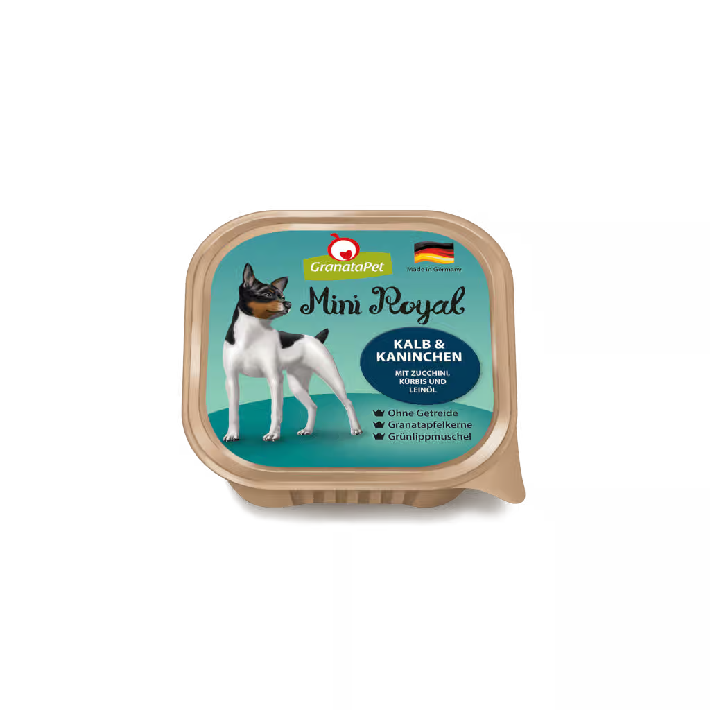 GranataPet Mini Royal Dog Wet Food - Veal & Rabbit