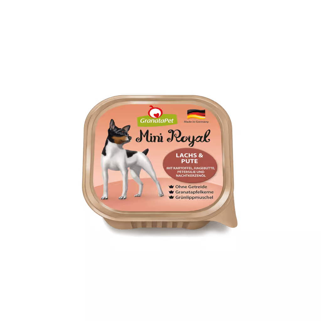 GranataPet Mini Royal Salmon & Turkey Dog Wet Food