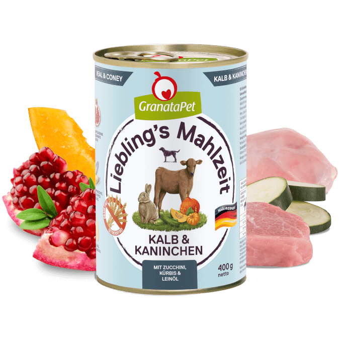 GranataPet Liebling's Mahlzeit Veal & Coney Dog Wet Food