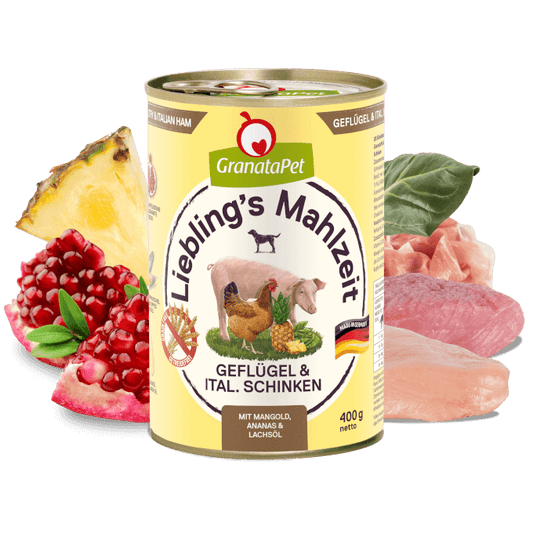 Liebling's Mahlzeit Dog Wet Food - Poultry & Italian Ham