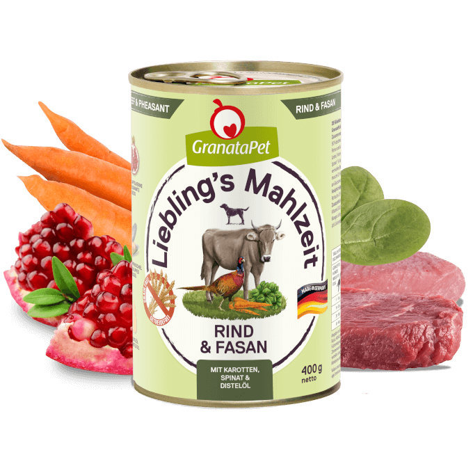 GranataPet Liebling's Mahlzeit Beef & Pheasant Dog Wet Food