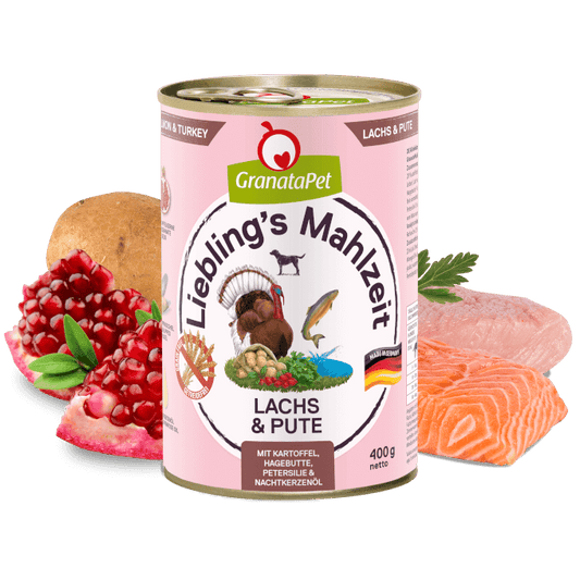 Liebling's Mahlzeit Dog Wet Food - Salmon & Turkey