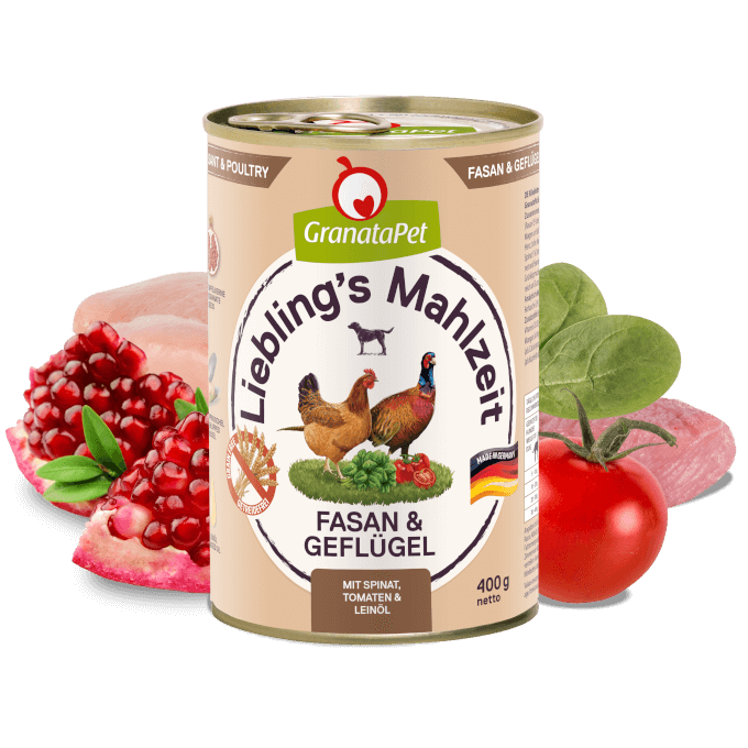 GranataPet Liebling's Mahlzeit Pheasant & Poultry Dog Wet Food