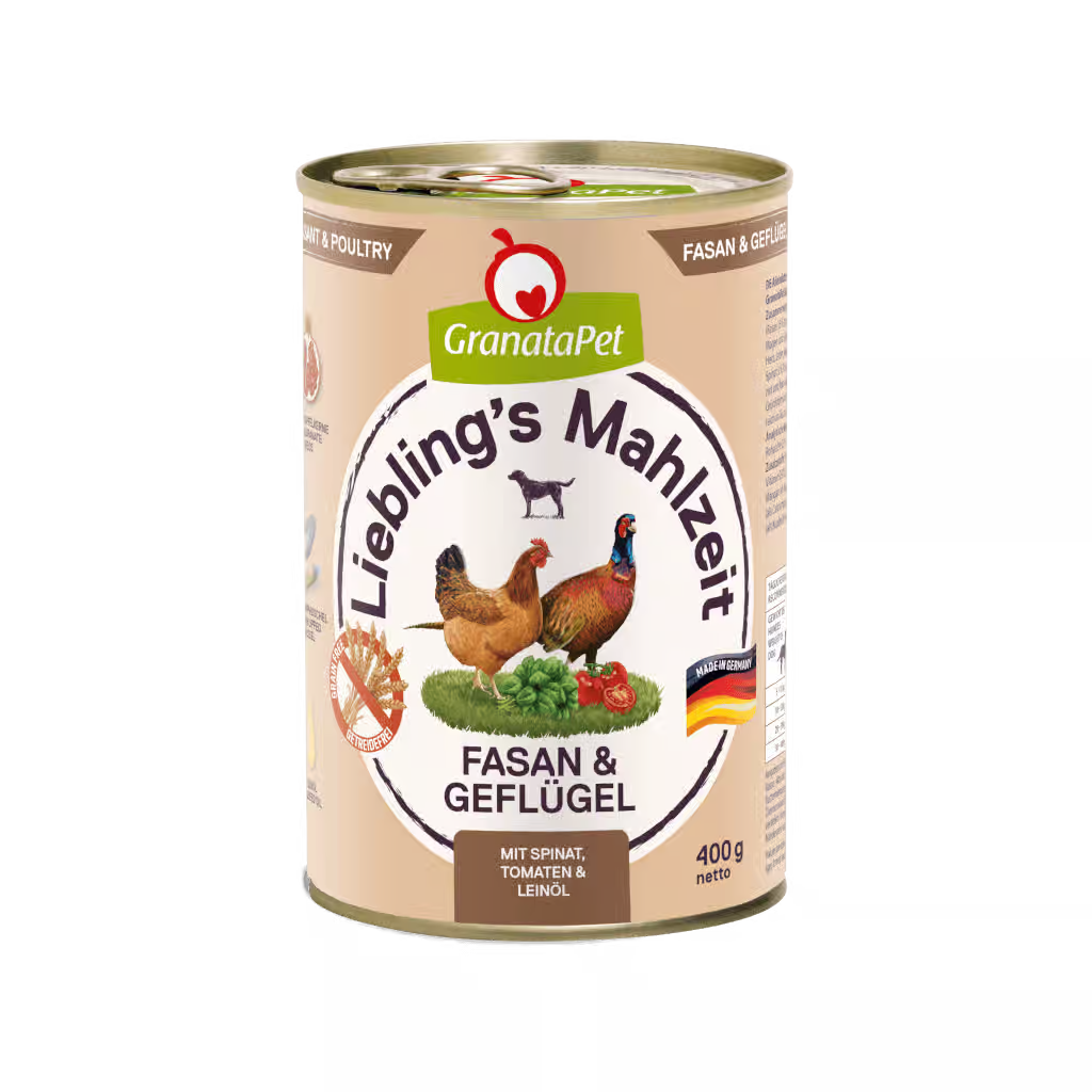 GranataPet Liebling's Mahlzeit Pheasant & Poultry Dog Wet Food