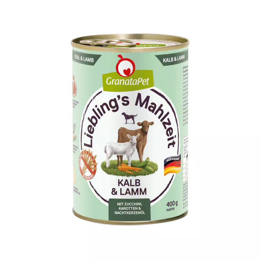 GranataPet Liebling's Mahlzeit Veal & Lamb Dog Wet Food