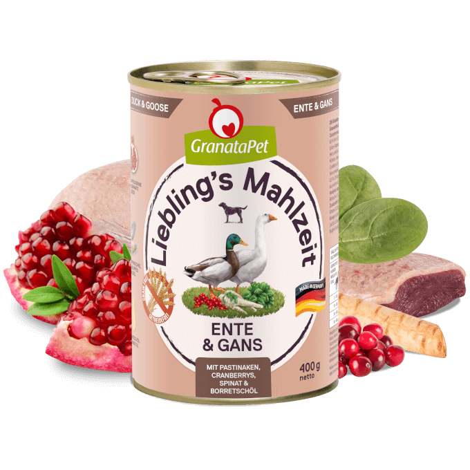 GranataPet Liebling's Mahlzeit Duck & Goose Dog Wet Food