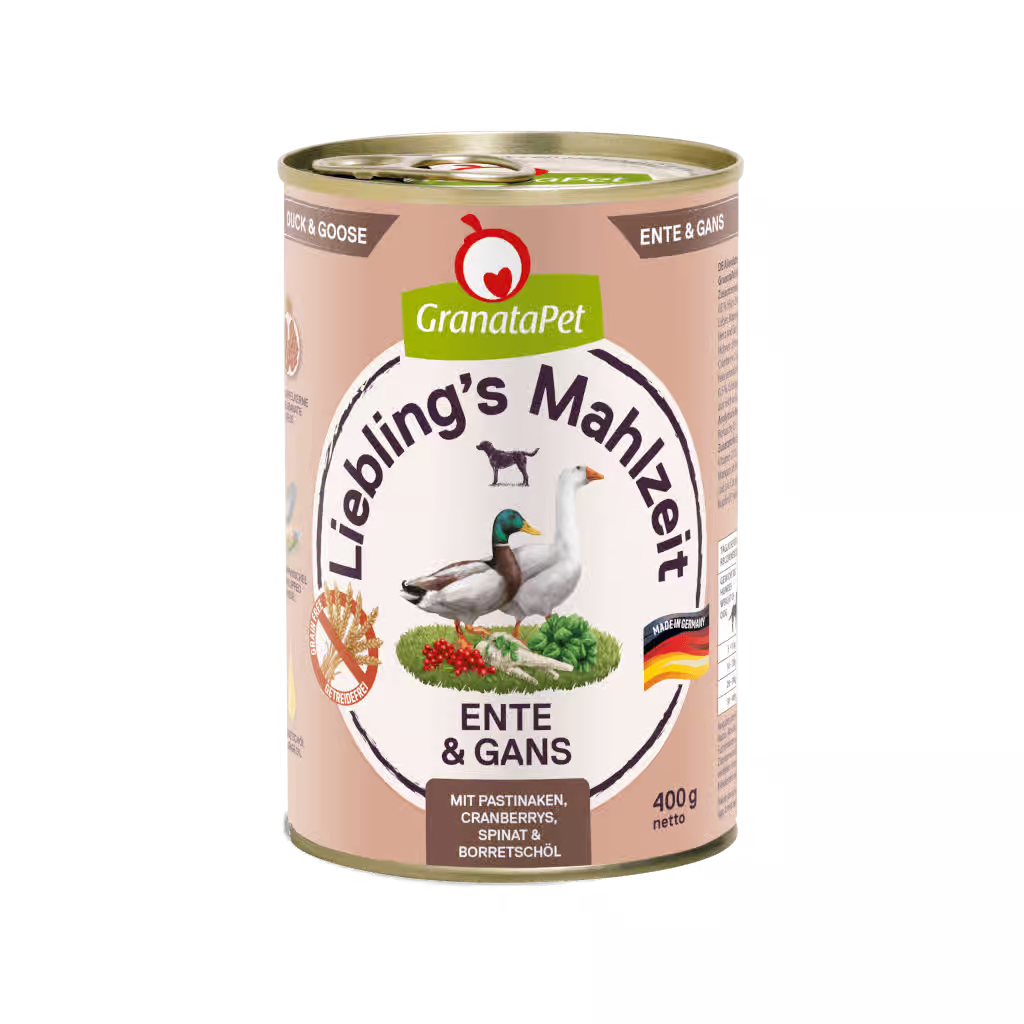 GranataPet Liebling's Mahlzeit Duck & Goose Dog Wet Food