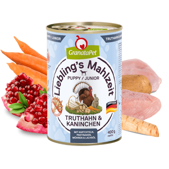 GranataPet Liebling's Mahlzeit Puppy Turkey & Coney Dog Wet Food