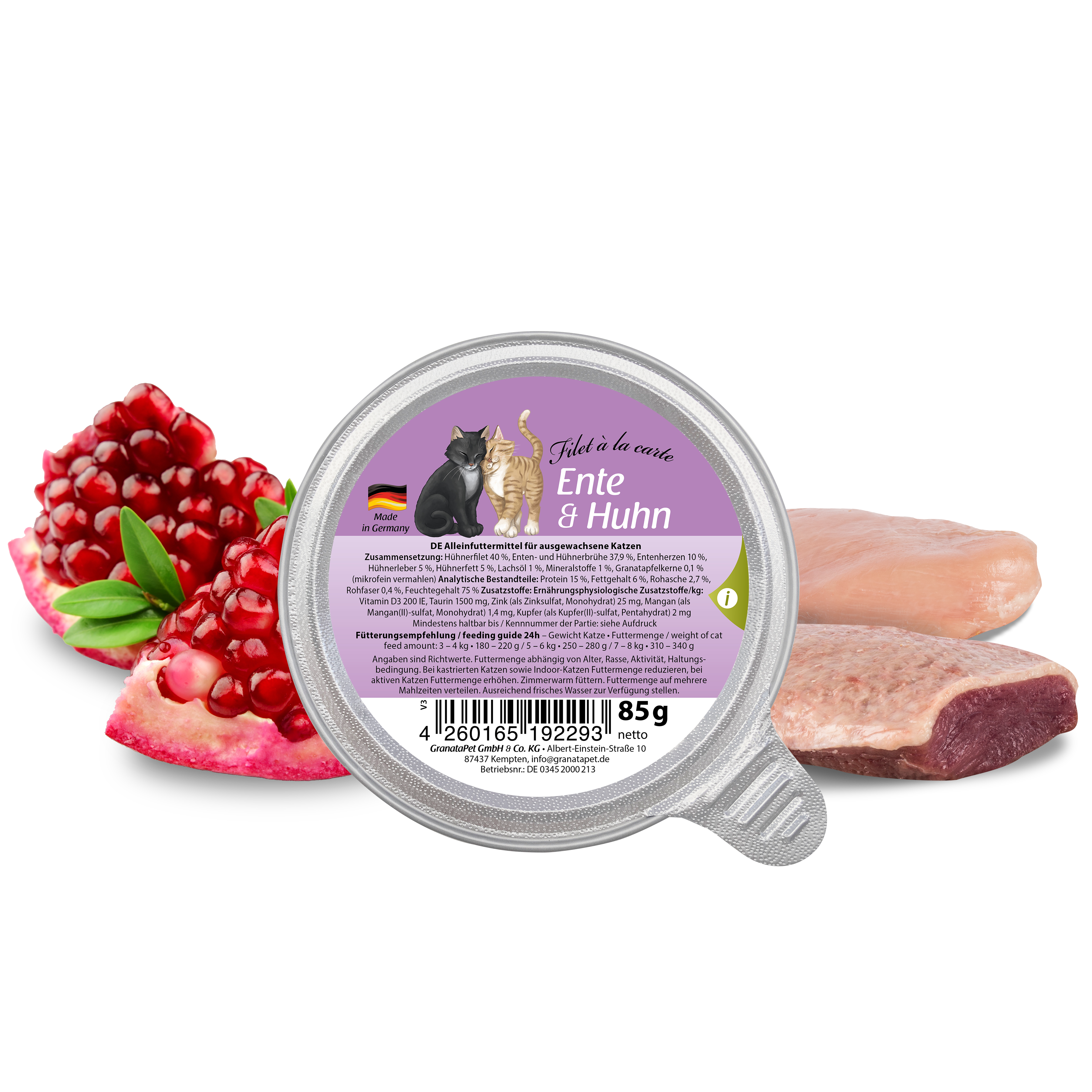 Filet á La Carte Cat Wet Food - Duck & Chicken