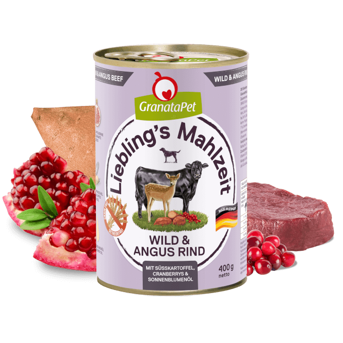 GranataPet Liebling's Mahlzeit Venison & Angus Beef Dog Wet Food
