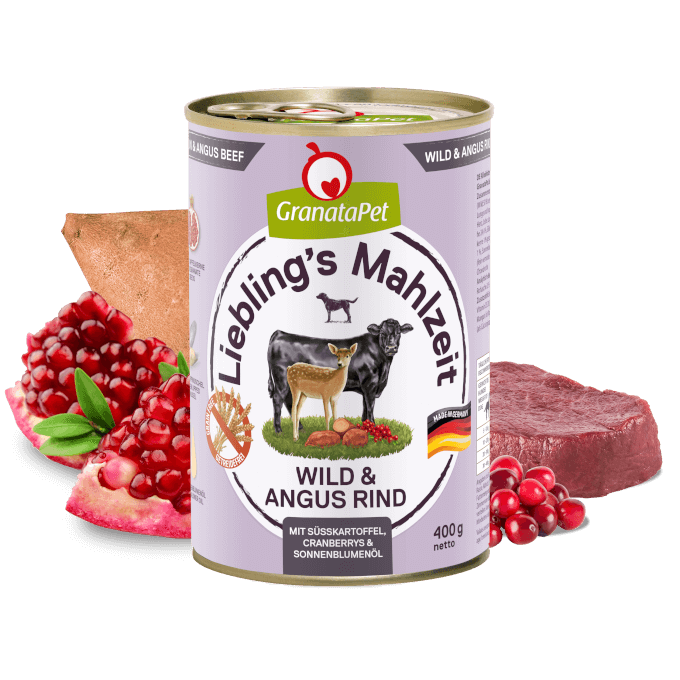 Liebling's Mahlzeit Dog Wet Food - Venison & Angus Beef