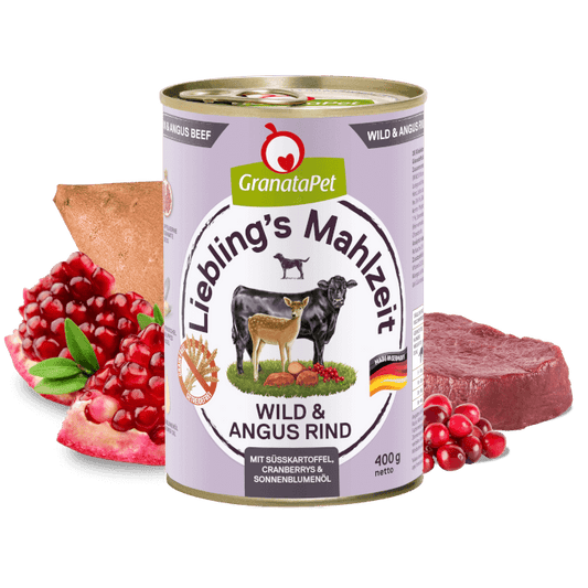 Liebling's Mahlzeit Dog Wet Food - Venison & Angus Beef