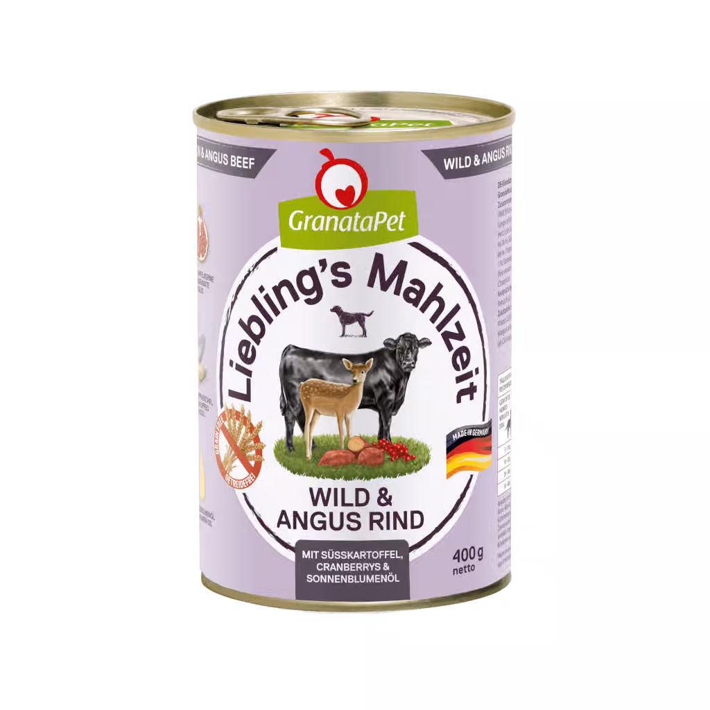 GranataPet Liebling's Mahlzeit Venison & Angus Beef Dog Wet Food