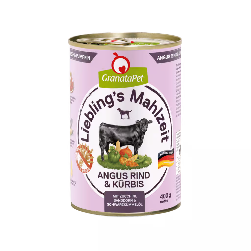 GranataPet Liebling's Mahlzeit Angus Beef & Pumpkin Dog Wet Food