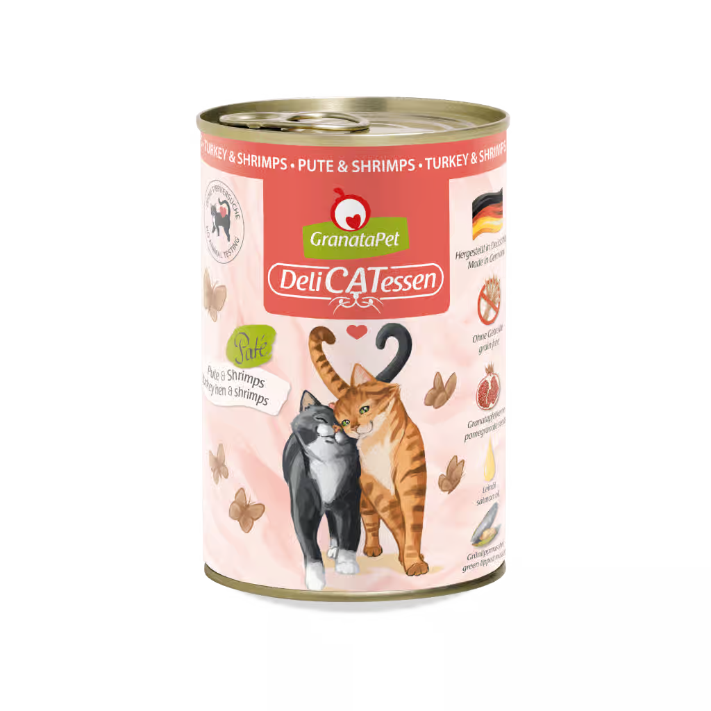 GranataPet DeliCatessen Cat Wet Food - Turkey & Shrimps