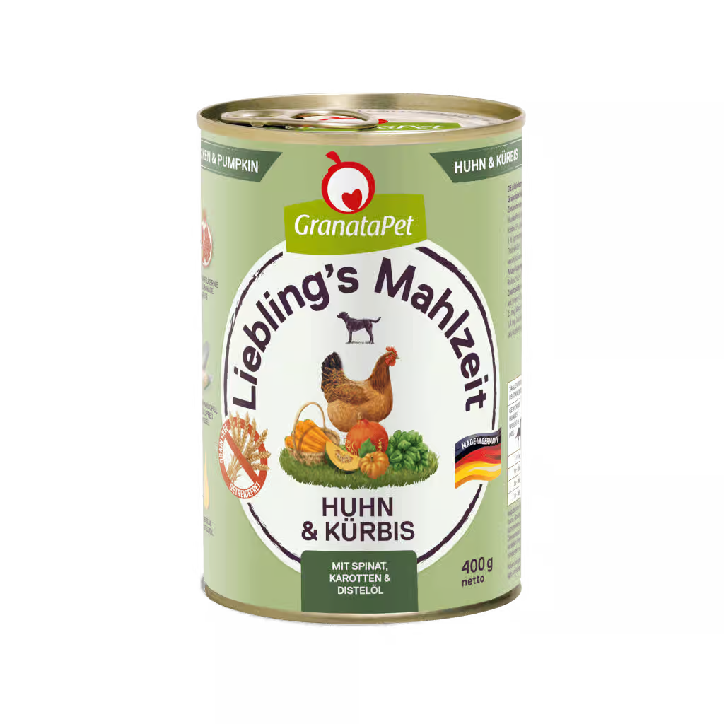 GranataPet Liebling's Mahlzeit Chicken & Pumpkin Dog Wet Food