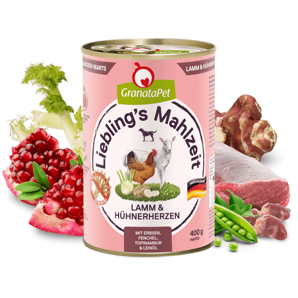 GranataPet Liebling's Mahlzeit Lamb & Chicken Hearts Dog Wet Food
