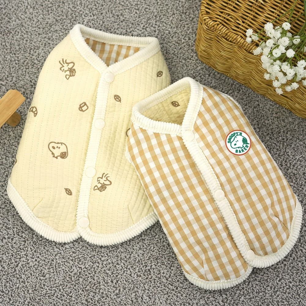 Snoopy Bakery Reversible Vest