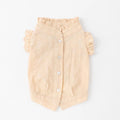 Frill Lace Top - Beige M