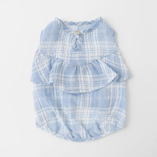 Check Frill Top - 2 Colors M