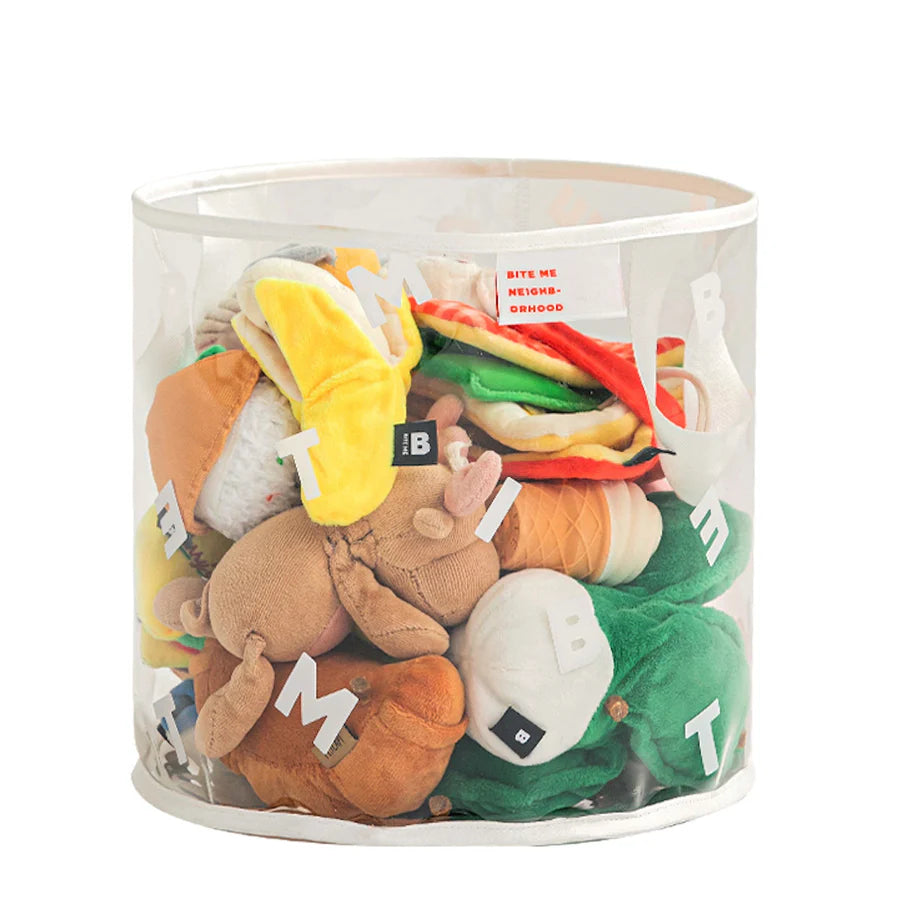 Clear Storage Basket - 4 Colors