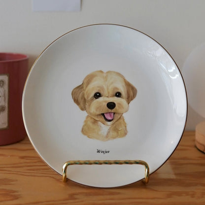 Custom Pet Round Plate
