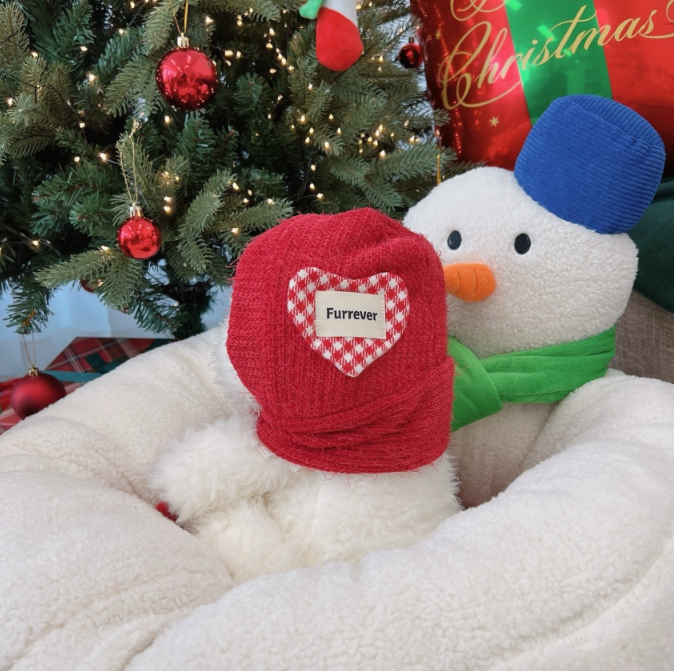 Snowman Winter Cushion