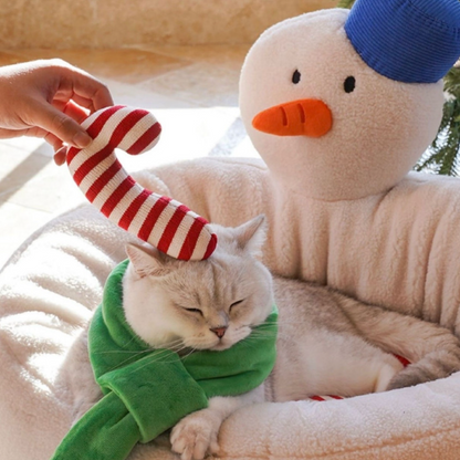 Snowman Winter Cushion