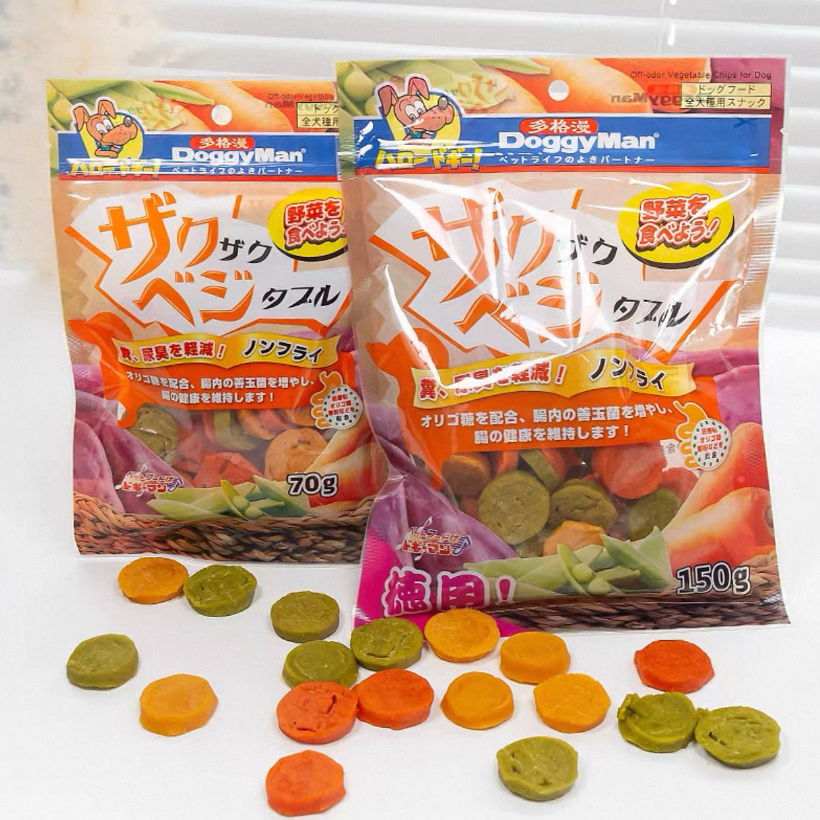 Off-Odor Vegetable Chips for Dogs - 70g