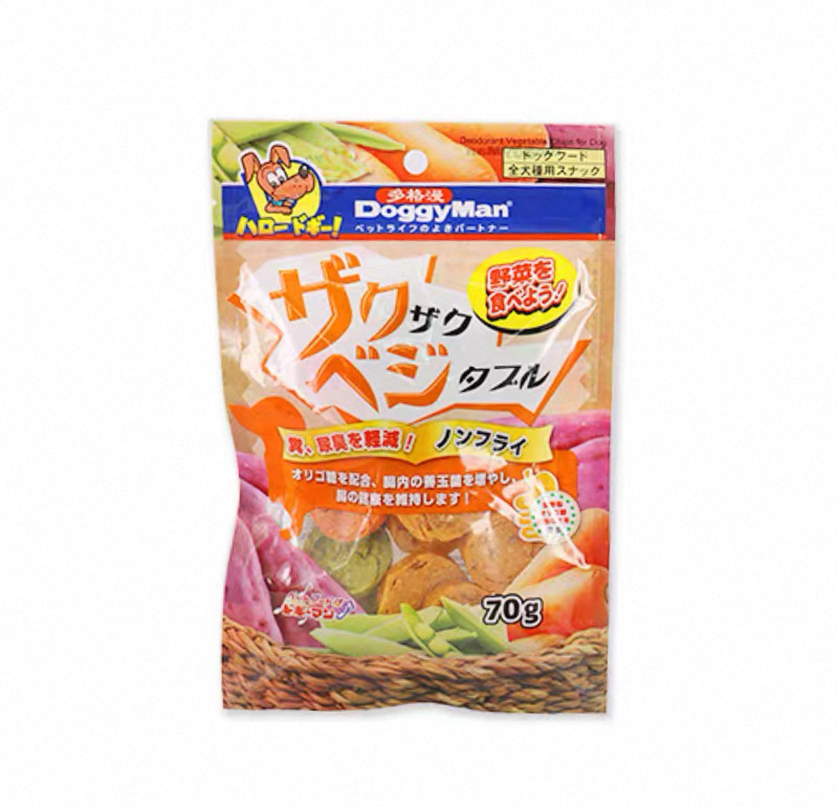 Off-Odor Vegetable Chips for Dogs - 70g