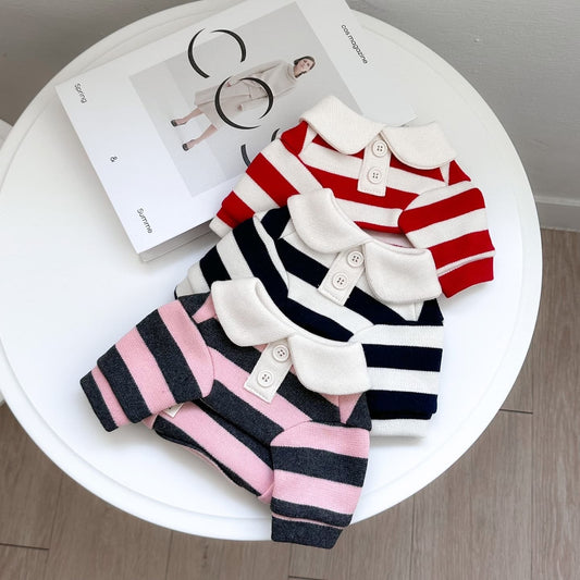 Classic Striped Polo Shirt - 2 Colors