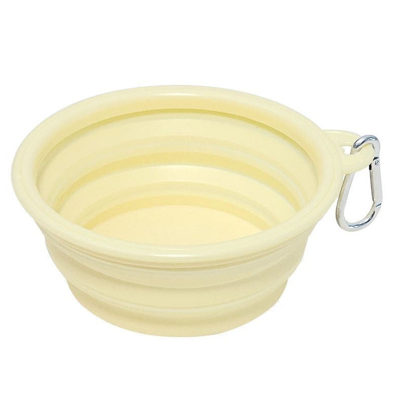 Silicone Collapsible Pet Bowl - 5 Colors