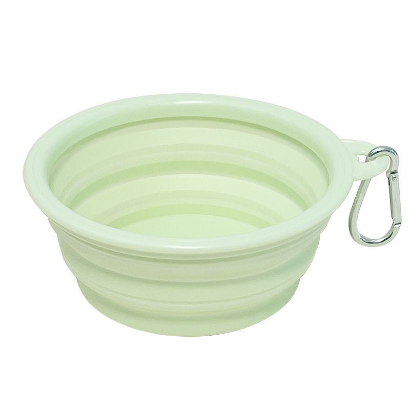 Silicone Collapsible Pet Bowl - 5 Colors