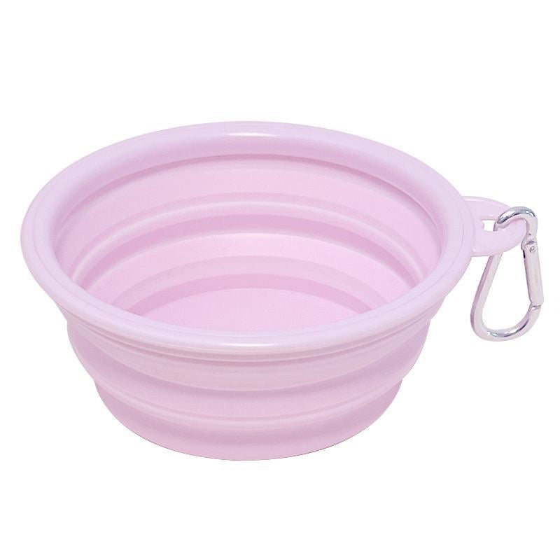 Silicone Collapsible Pet Bowl - 5 Colors
