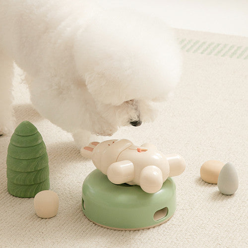 Bite Me Braining Spin and Snack Bunny Toy