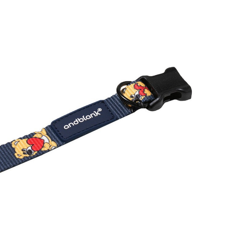 Joy Bear Pet Collar - Midnight Blue