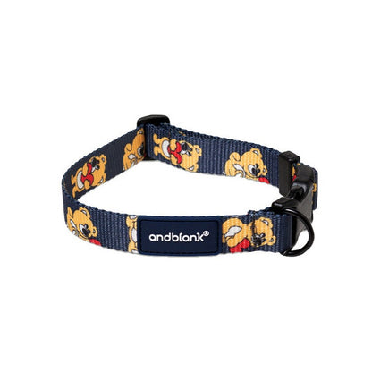 Joy Bear Pet Collar - Midnight Blue