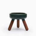 Oreo Ceramic Table 2 Walnut Wood - Green T