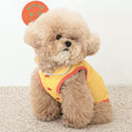 Color Block High Neck Padding - Mustard