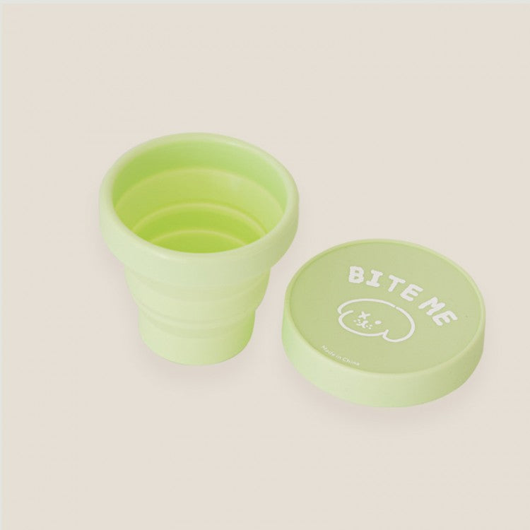 Mini Foldable Silicone Travel Bowl - Pastel 4 Colors