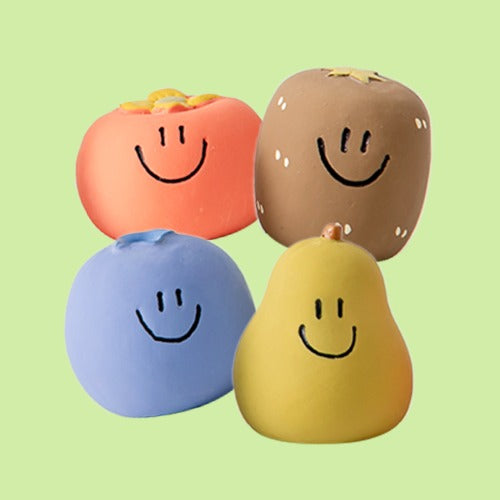 CBF Smile Fruits Latex Toy - 4 Styles